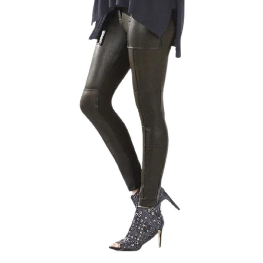 BCBGMAAZRIA Connor Faux Leather Cargo Leggings